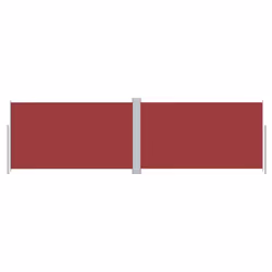 vidaXL Tenda da Sole Laterale Retrattile Rossa 180x600 cm - Vista aggiuntiva 2