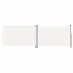 vidaXL Tenda da Sole Laterale Retrattile Crema 200x600 cm - Vista aggiuntiva 2
