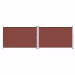 vidaXL Tenda da Sole Laterale Retrattile Marrone 200x600 cm - Vista aggiuntiva 2