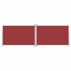 vidaXL Tenda da Sole Laterale Retrattile Rossa 200x600 cm - Vista aggiuntiva 2
