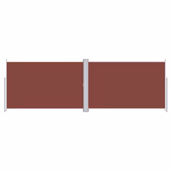 vidaXL Tenda da Sole Laterale Retrattile Marrone 220x600 cm - Vista aggiuntiva 2