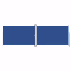 vidaXL Tenda da Sole Laterale Retrattile Blu 220x600 cm - Vista aggiuntiva 2