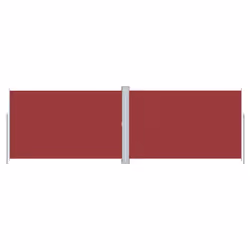 vidaXL Tenda da Sole Laterale Retrattile Rossa 220x600 cm - Vista aggiuntiva 2