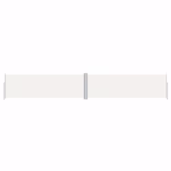 vidaXL Tenda da Sole Laterale Retrattile Crema 160x1000 cm - Vista aggiuntiva 2
