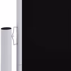 vidaXL Tenda da Sole Laterale Retrattile Nera 180x1000 cm - Vista aggiuntiva 3