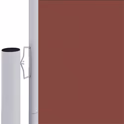 vidaXL Tenda da Sole Laterale Retrattile Marrone 200x1000 cm - Vista aggiuntiva 3