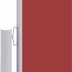vidaXL Tenda da Sole Laterale Retrattile Rossa 200x1000 cm - Vista aggiuntiva 3