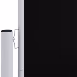 vidaXL Tenda da Sole Laterale Retrattile Nera 220x1000 cm - Vista aggiuntiva 3