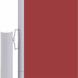 vidaXL Tenda da Sole Laterale Retrattile Rossa 160x1200 cm - Vista aggiuntiva 3