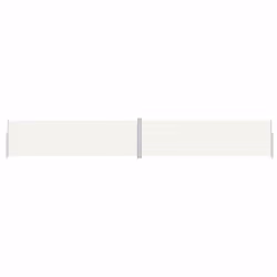 vidaXL Tenda da Sole Laterale Retrattile Crema 180x1200 cm - Vista aggiuntiva 2