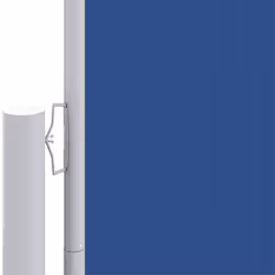 vidaXL Tenda da Sole Laterale Retrattile Blu 180x1200 cm - Vista aggiuntiva 3