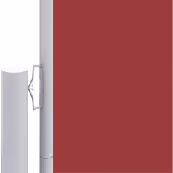 vidaXL Tenda da Sole Laterale Retrattile Rossa 180x1200 cm - Vista aggiuntiva 3