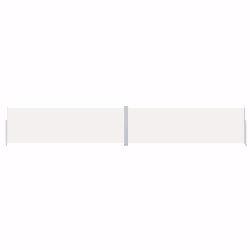 vidaXL Tenda da Sole Laterale Retrattile Crema 200x1200 cm - Vista aggiuntiva 2