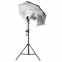 Kit di Illuminazione da Studio con Treppiedi e Ombrelli cod mxl 128485 - Vista aggiuntiva 2