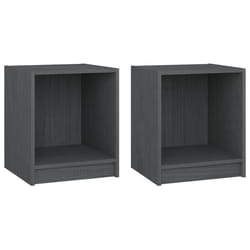 VidaXL 809924 comodino Grigio