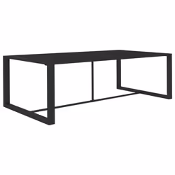 vidaXL Tavolo da Pranzo per Esterni Antracite 120x60x66cm in Alluminio - Vista aggiuntiva 2