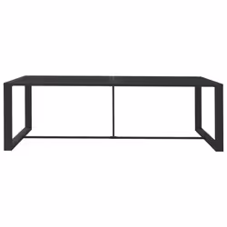 vidaXL Tavolo da Pranzo per Esterni Antracite 120x60x66cm in Alluminio - Vista aggiuntiva 3