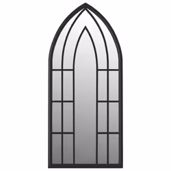 vidaXL Specchio Nero 100x45 cm Ferro per Uso Interno - Vista aggiuntiva 2