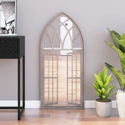 vidaXL Specchio Sabbia 100x45 cm in Ferro per Uso Interno