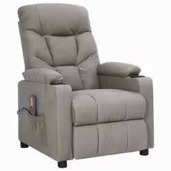 VidaXL 3093467 sedia massaggiante elettrica Grigio