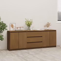 Se avete bisogno di più spazio ma ne avete poco a disposizione, questa credenza in legno compatta ed elegante è la scelta che ...