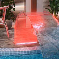 Fontana da Piscina con LED RGB in Acrilico 50 cmcod mxl 126214 - Vista aggiuntiva 3