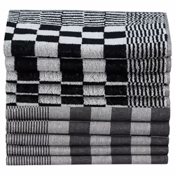 Set Strofinacci 50 pz in Cotone Nero e Biancocod mxl 105612 - Vista aggiuntiva 3