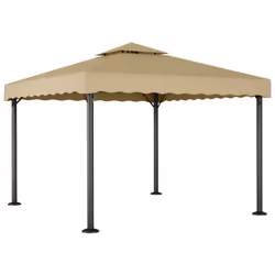 Questo gazebo, caratterizzato da un design classico ed elegante, fornisce l'ombra necessaria durante gli eventi all'aperto co ...