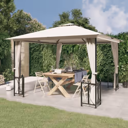 Aggiungete l'ombra e la riservatezza necessarie per rendere più piacevole il vostro spazio all'aperto con questo gazebo! Mate ...