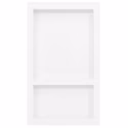 Nicchia da Doccia con 2 Scomparti Bianco Lucido 41x69x9 cmcod mxl 82321 - Vista aggiuntiva 2