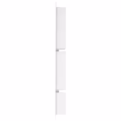 Nicchia da Doccia con 3 Scomparti Bianco Opaco 41x99x9 cmcod mxl 104604 - Vista aggiuntiva 3