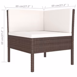 VidaXL 3094387 set mobili da esterno - Vista aggiuntiva 7