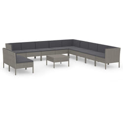 VidaXL 3094478 set mobili da esterno