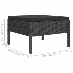 VidaXL 3094525 set mobili da esterno - Vista aggiuntiva 6