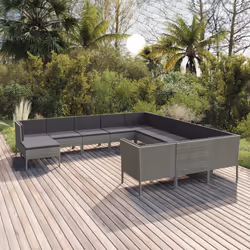 VidaXL 3094526 set mobili da esterno