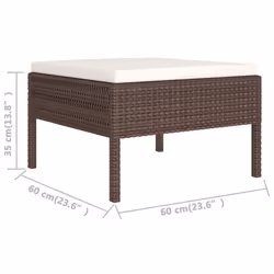 VidaXL 3094547 set mobili da esterno - Vista aggiuntiva 6