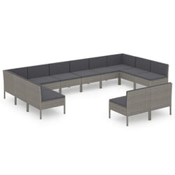 VidaXL 3094614 set mobili da esterno