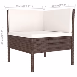 VidaXL 3094615 set mobili da esterno - Vista aggiuntiva 7