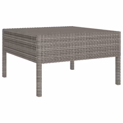 vidaXL Set Divani da Giardino 14 pz con Cuscini in Polyrattan Grigio - Vista aggiuntiva 3