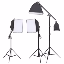 Kit per Studio Fotografico con Set Luci, Fondale e Riflettorecod mxl 121424 - Vista aggiuntiva 3