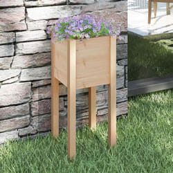Vidaxl - Fioriera da Giardino, Flowerpot 31x31x70 cm in Legno Massello di Pino