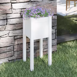 Questa fioriera da giardino in legno è una scelta eccellente per coltivare una varietà di fiori e piante, rendendola un'ottim ...