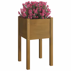 vidaXL Fioriera da Giardino Ambra 40x40x70 cm in Massello di Pino - Vista aggiuntiva 3