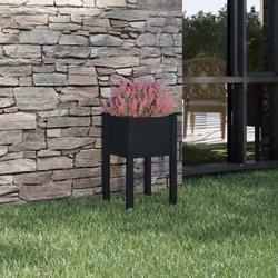 Questa fioriera da giardino in legno è una scelta eccellente per coltivare una varietà di fiori e piante, rendendola un'ottim ...