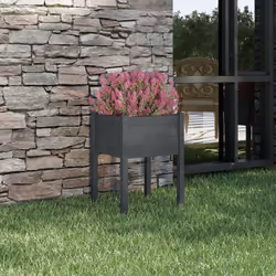 Questa fioriera da giardino in legno è una scelta eccellente per coltivare una varietà di fiori e piante, rendendola un'ottim ...