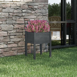 Vidaxl - Fioriera da Giardino Grigia 50x50x70 cm Legno Massello di Pino