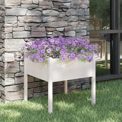 Vidaxl - Fioriera da Giardino Bianca 70x70x70 cm Legno Massello di Pino