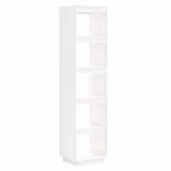 vidaXL Libreria/Divisorio Bianco 40x35x167cm in Legno Massello di Pino - Vista aggiuntiva 2