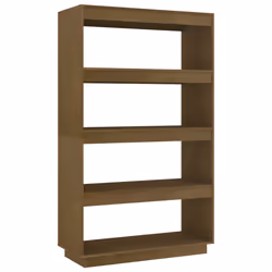 vidaXL Libreria/Divisorio Ambra 80x35x135 cm in Massello di Pino - Vista aggiuntiva 2