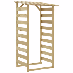 vidaXL Pergola con Tetto 100x90x200 cm in Legno di Pino Impregnato - Vista aggiuntiva 2